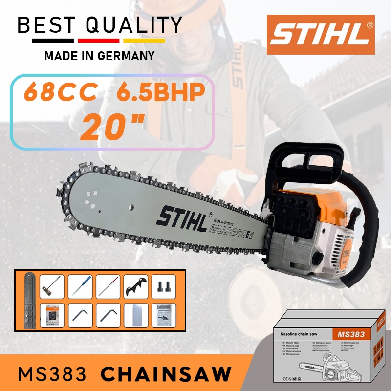 Jual Mesin Gergaji Kayu Chain Saw 68CC 20 Inch Germany Technical Pro