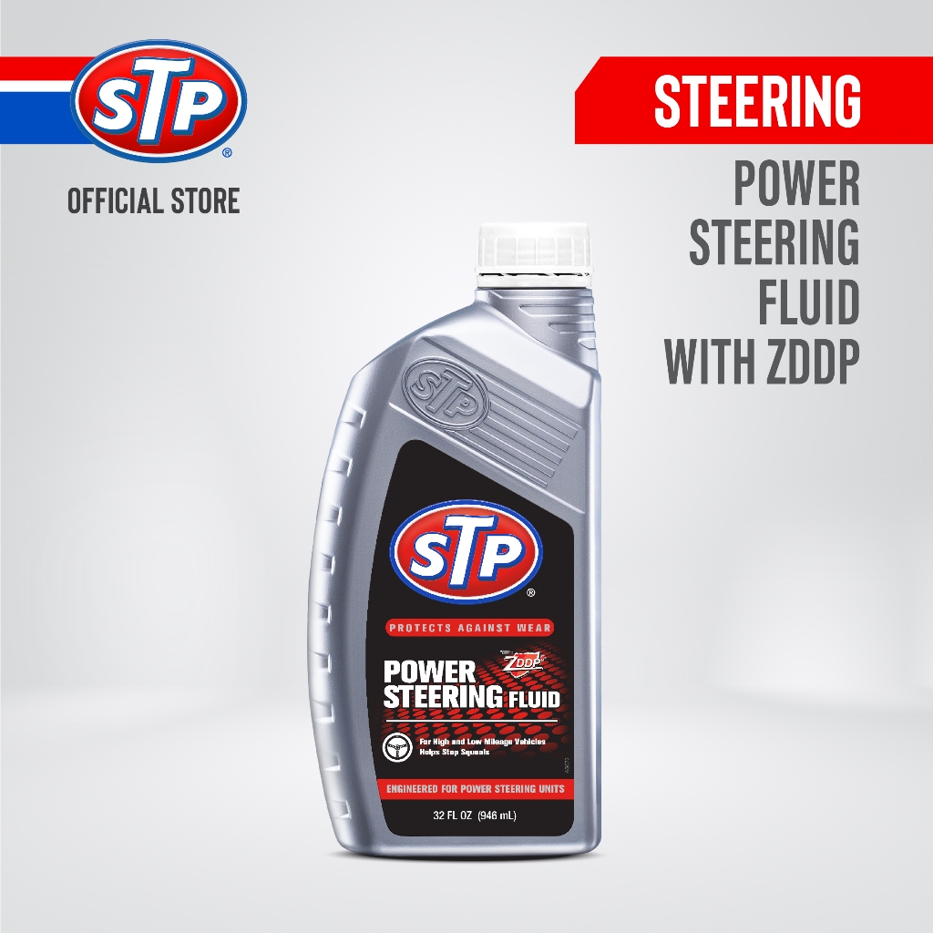 Jual STP Power Steering Fluid 946 ML Putih Transparan Cairan Untuk