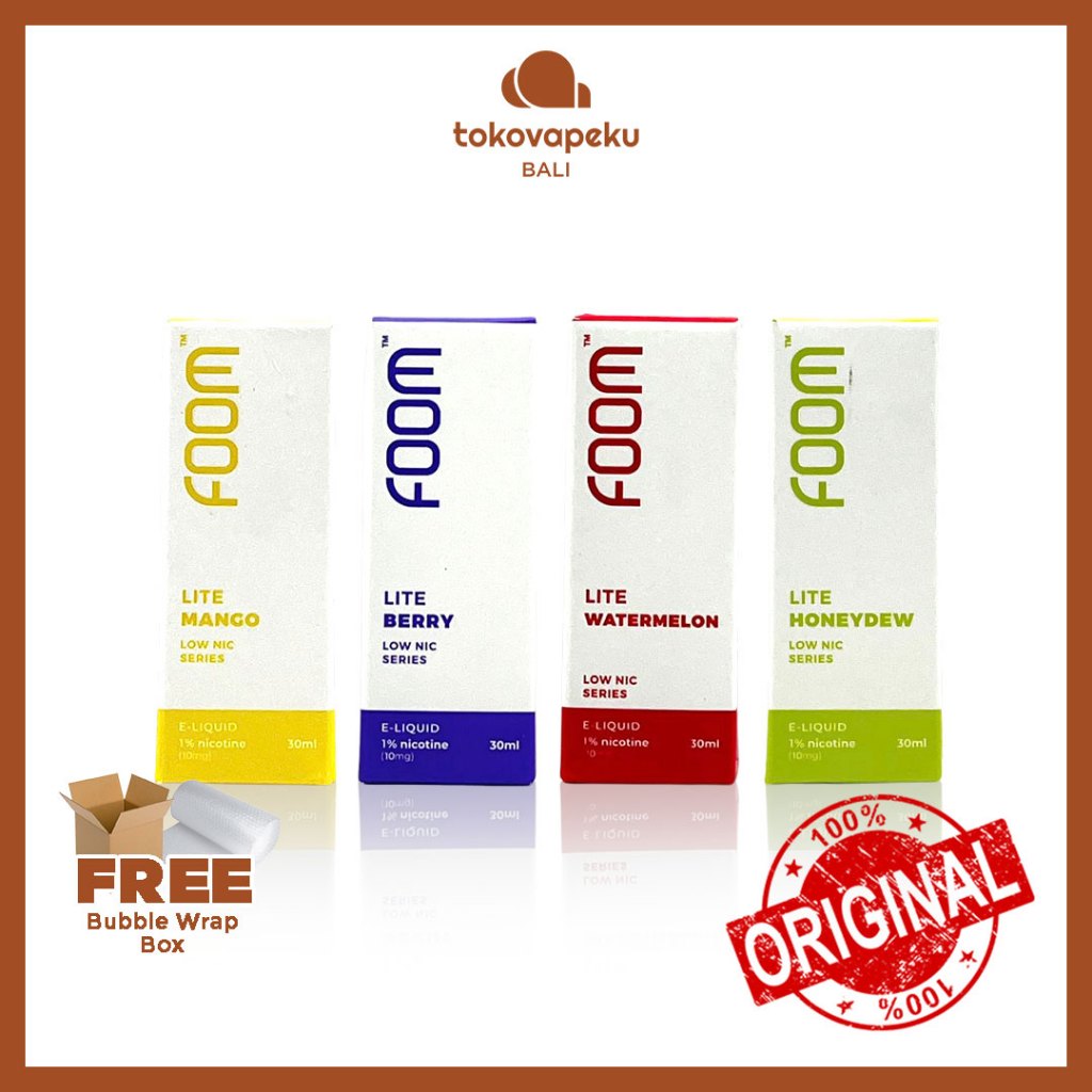 Jual FOOM LITE SERIES 10MG FOOM LITE SALTNIC 30ML AUTHENTIC By FOOM ID