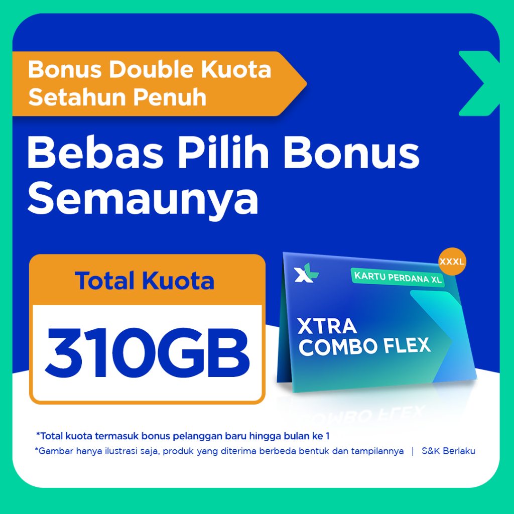 Jual FS Kartu Perdana XL Xtra Combo Flex XXXL Shopee Indonesia