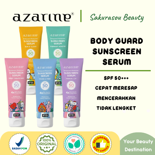 Jual Azarine Body Guard Moisturizer Sunscreen Serum Spf Pa