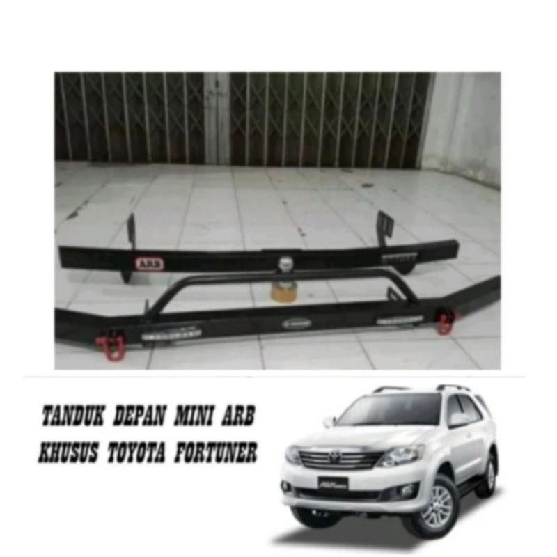 Jual Paket Tanduk Towing Arb Depan Belakang Besi Mini Fortuner Lama