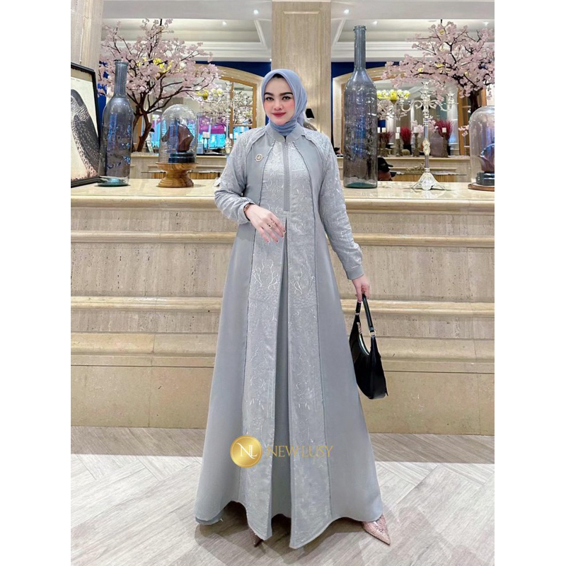 Jual Helena Dress Bordir New Lusy 2024 Shopee Indonesia