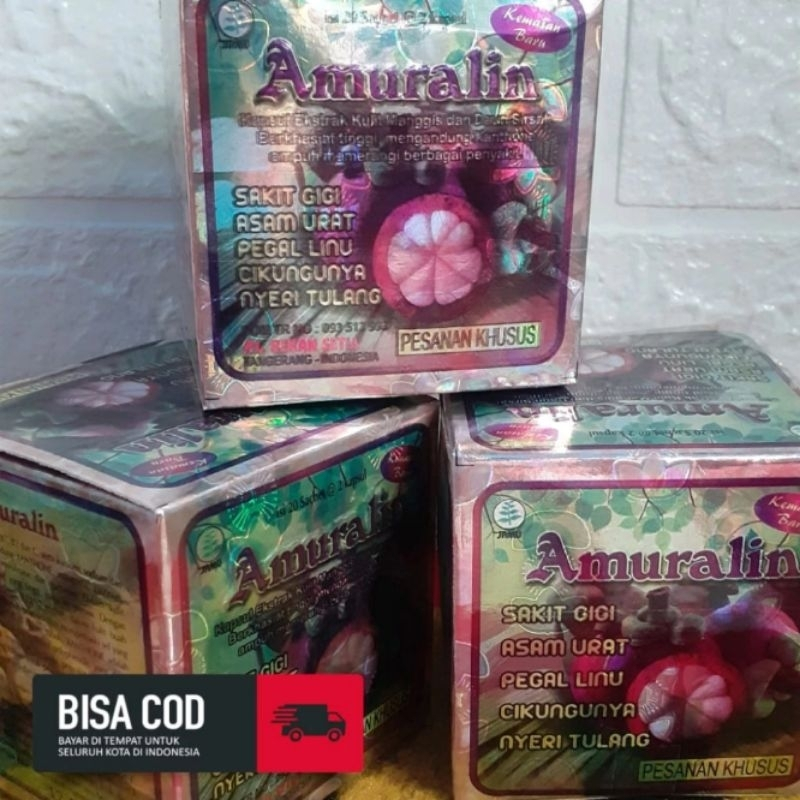 Jual Kapsul Akar Pohon Manggis Amuralin Original Shopee Indonesia