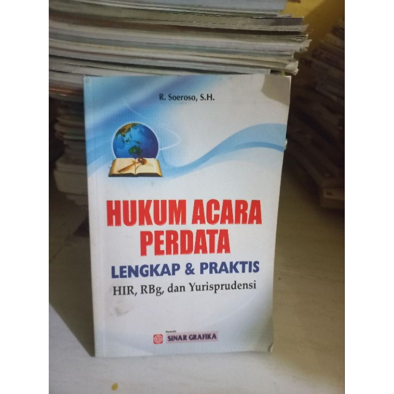 Jual HUKUM ACARA PERDATA LENGKAP PRAKTIS R Soeroso S H Shopee