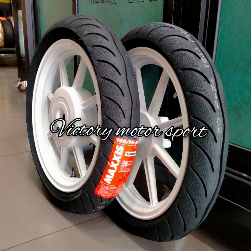 Jual Velg Rossi Comet Palang 8 Plus Ban Maxxis Beat Scoopy Vario Genio