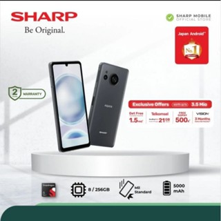 Jual Handphone Smartphone SHARP AQUOS Sense8 8GB 256GB Garansi Resmi