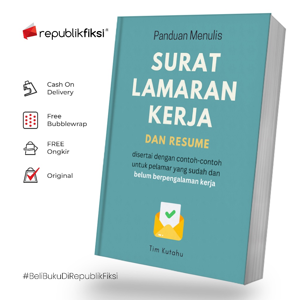 Jual Buku Panduan Menulis Surat Lamaran Kerja Tim Kutahu Kutahu