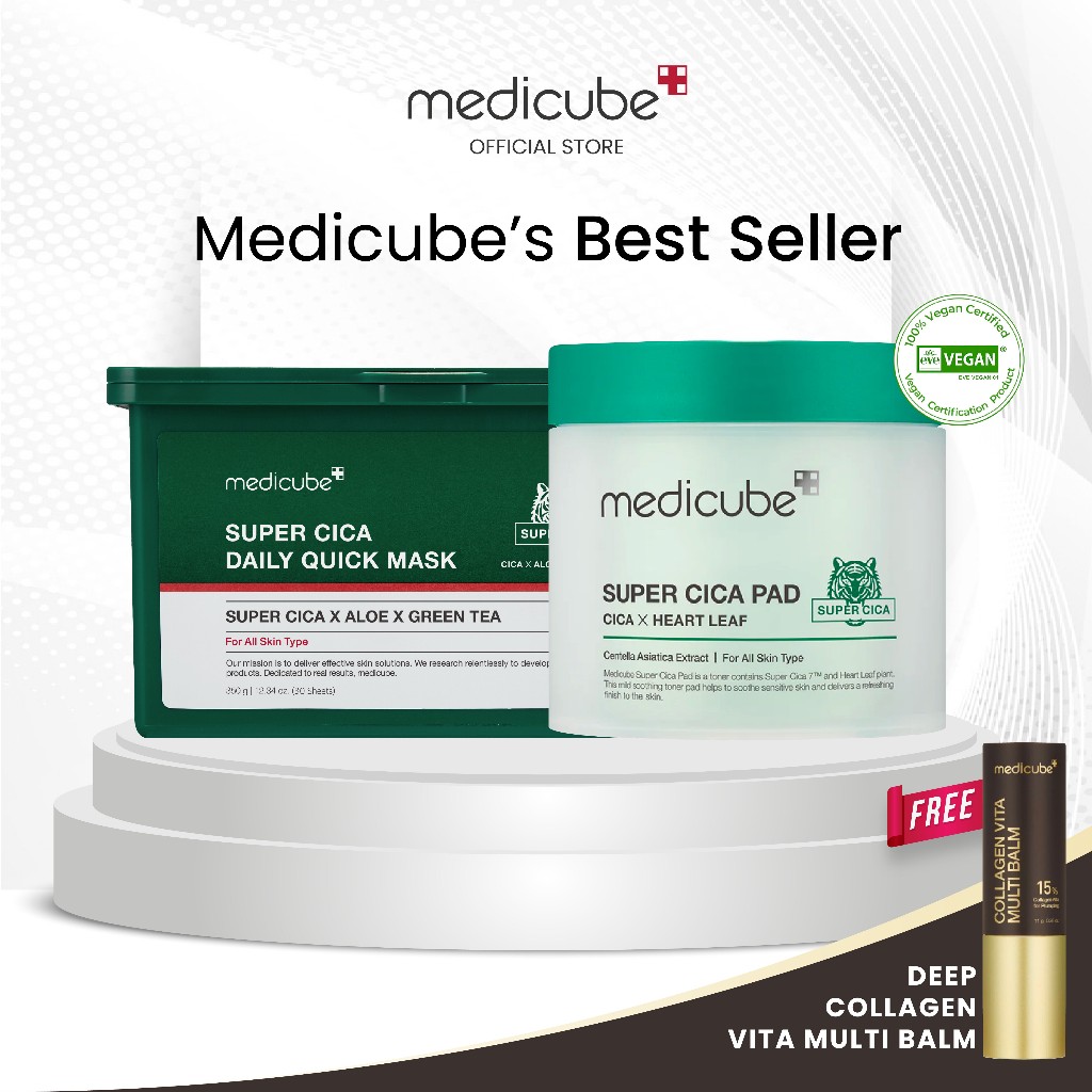 Jual Medicube Super Cica Set Cica Pad Cica Quick Mask Shopee