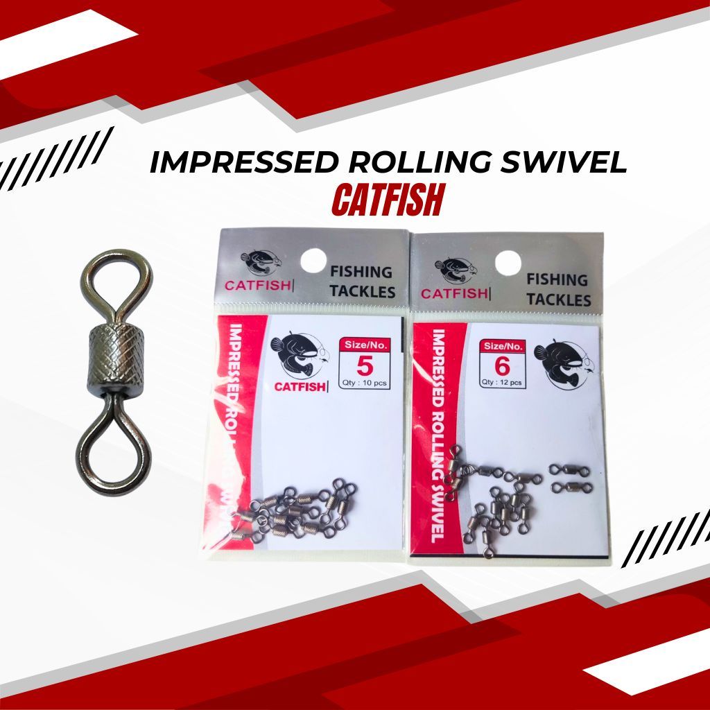 Jual Kili Kili Impressed Rolling Swivel Catfish Made In Japan Shopee