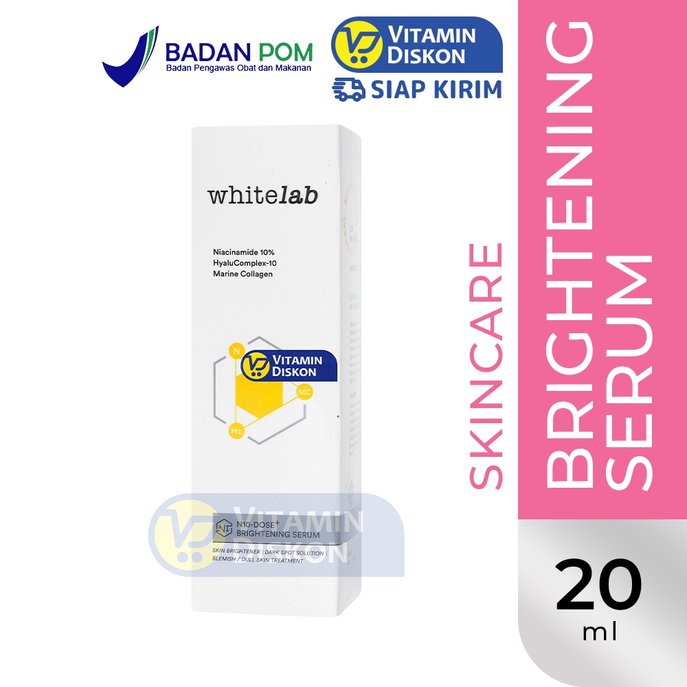 Jual WHITELAB N10 DOSE INTENSE BRIGHTENING SERUM NIACINAMIDE 10 20ML