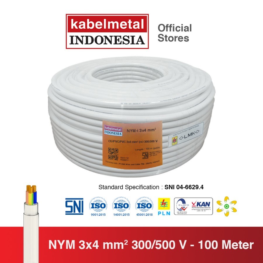 Jual Kabel Nym X Mm M Kawat Tembaga Kabelmetal Shopee Indonesia