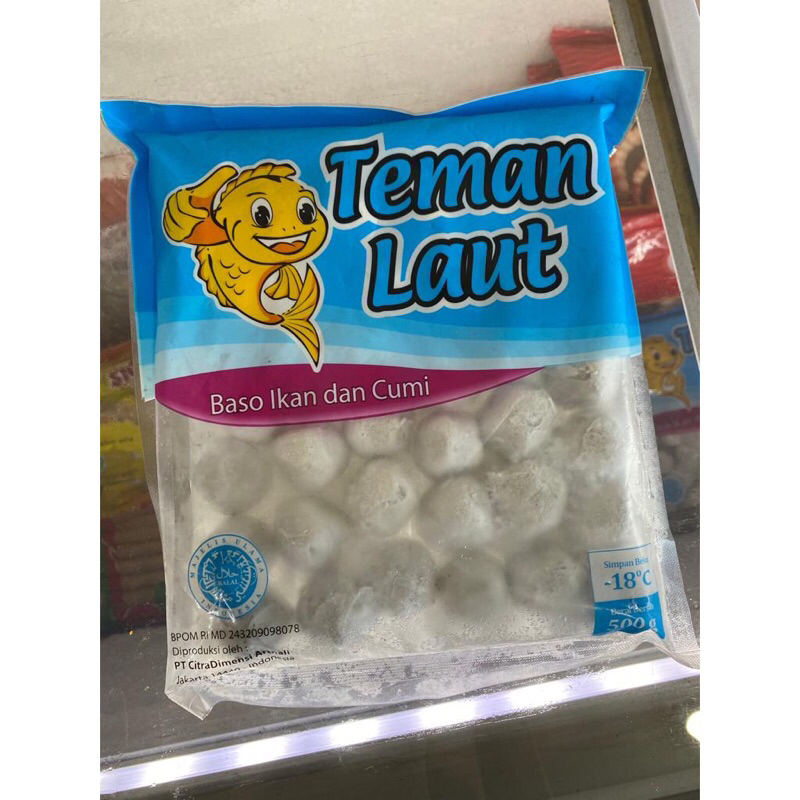 Jual Bakso Ikan Dan Cumi Teman Laut 500 G Shopee Indonesia