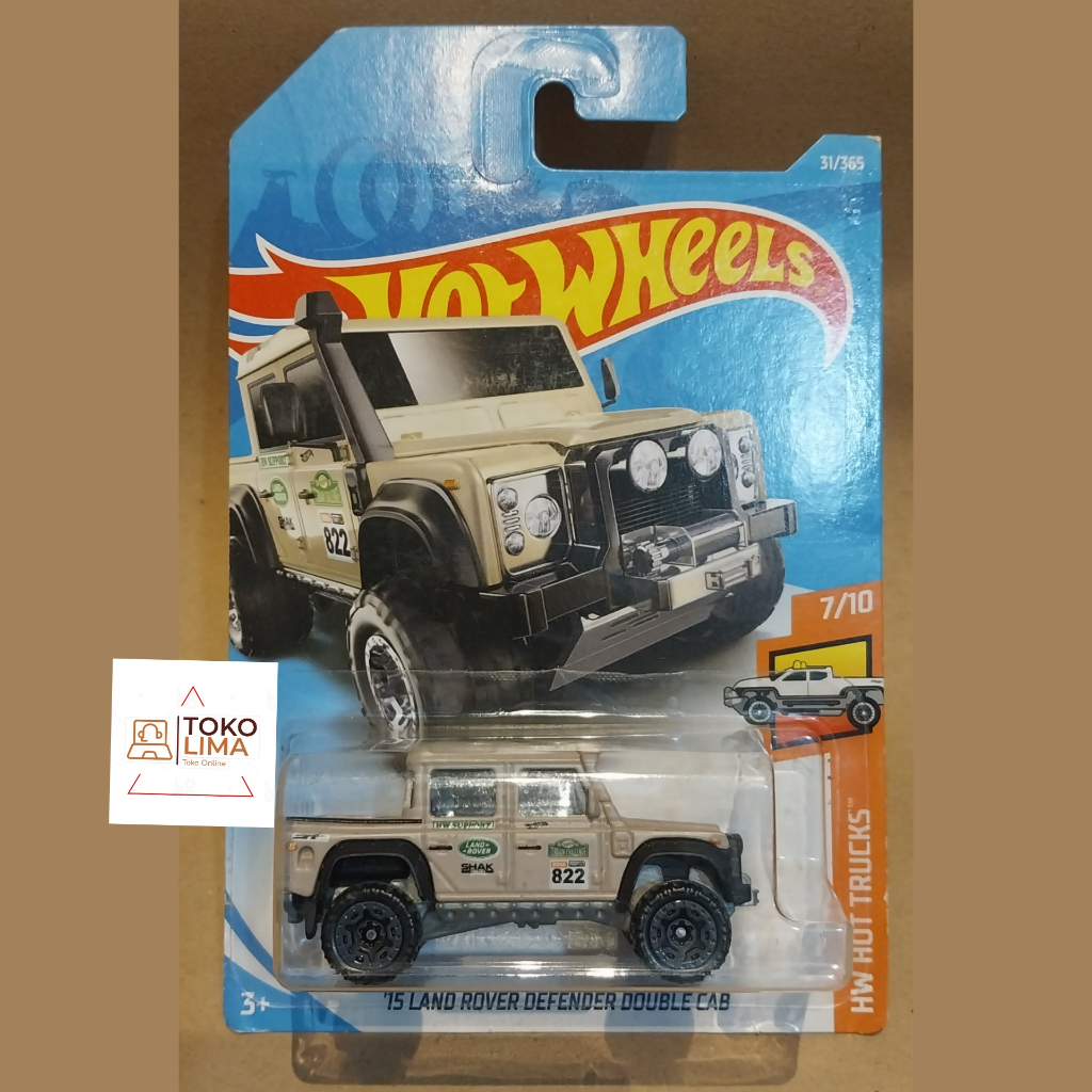 Jual Hotwheels Hot Wheels Land Rover Defender Double Cab Shopee