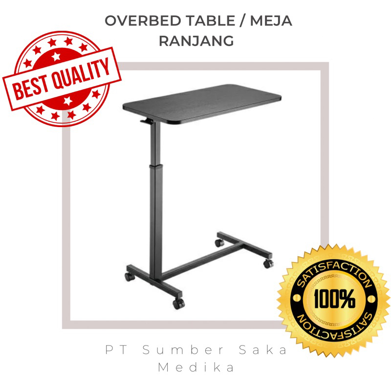 Jual Overbed Table Indomed ONEMED MEJA TEMPAT TIDUR MEJA KASUR