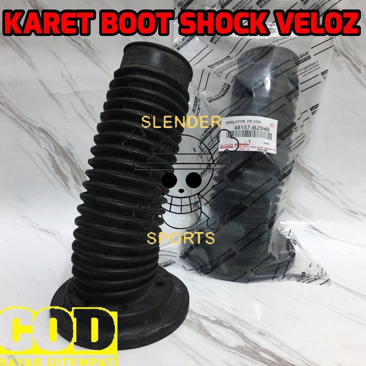 Jual FJK BOOT SHOCK DEPAN VELOZ ALL NEW AVANZA XENIA KARET BOOT SHOCK