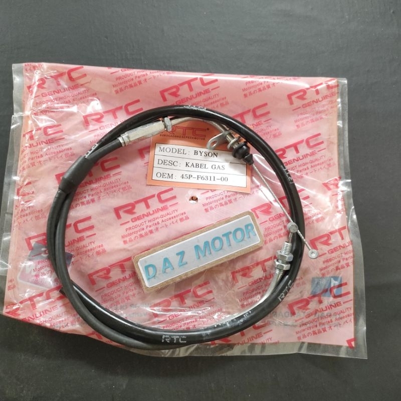 Jual KABEL TALI GAS BYSON LAMA KARBURATOR KOMPLIT RTC Shopee Indonesia