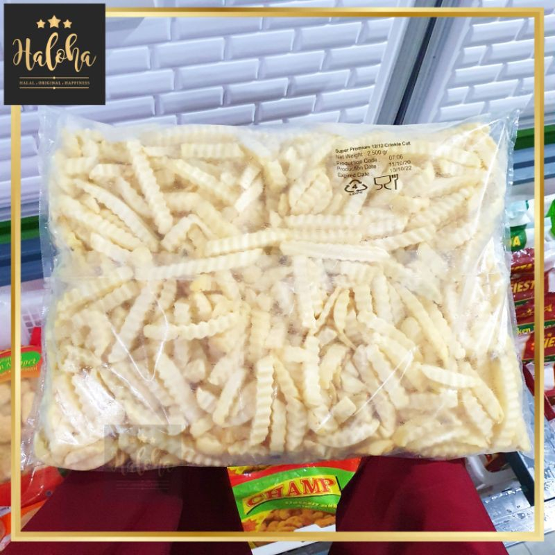 Jual Gogo Fries Crinkle Cut Kentang Goreng 2 Kg Shopee Indonesia