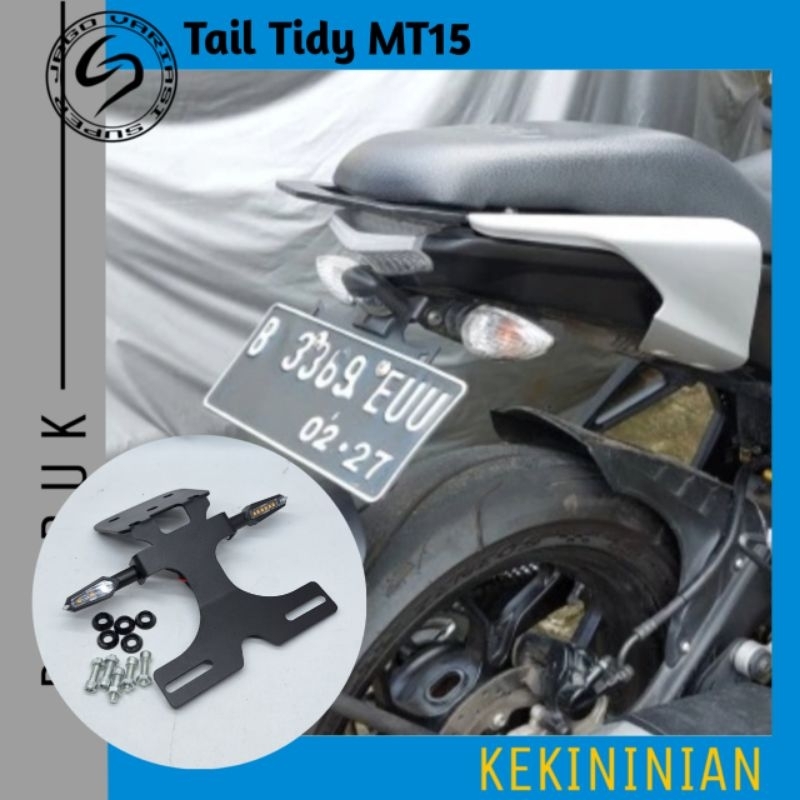 Jual Tail Tidy Spakbor Belakang Yamaha MT15 Plus Dudukan Plat Nomor