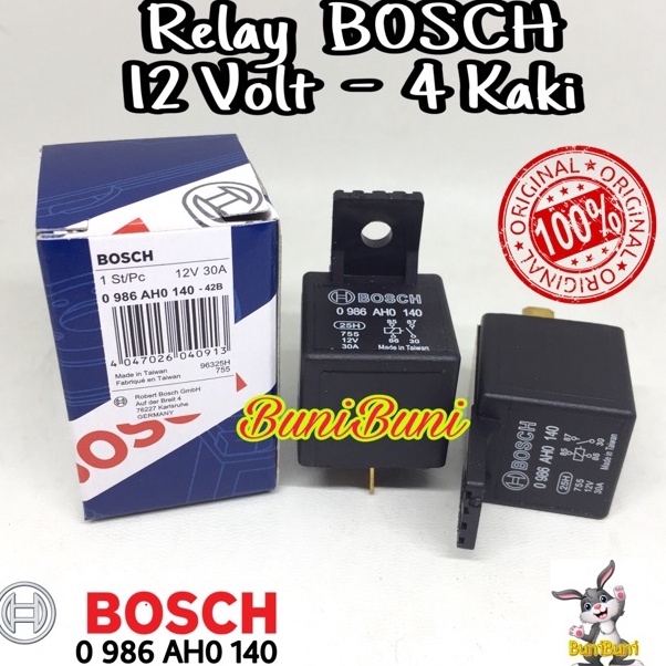 Jual Hly Relay Bosch V Kaki Relai Klakson Riley Bosch Pin Kaki