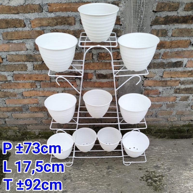 Jual Rak Bunga Susun Standing Pot Murah Tinggi Meter Shopee