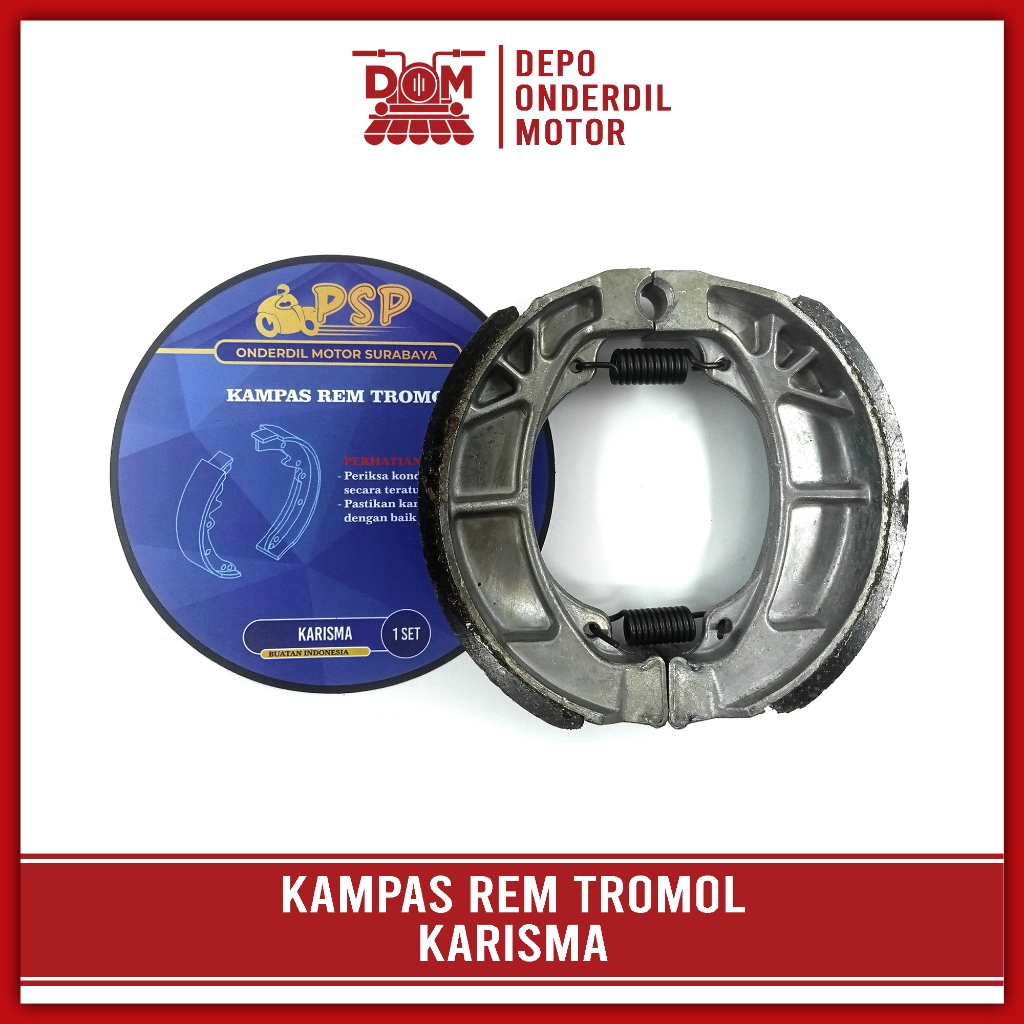 Jual Kampas Rem Tromol Karisma Psp Kanvas Brake Shoe Sepatu Rim