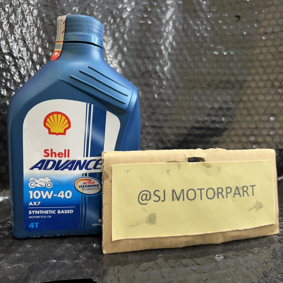 Jual Oli Shell Advance Ax Sae W Ml Buy Botol Oli Free