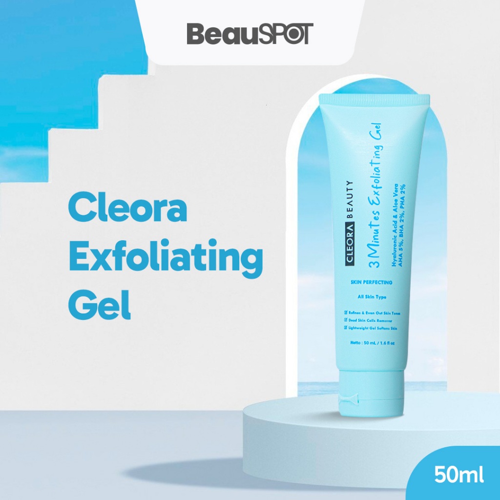 Jual Cleora Exfoliating Gel 50gr With AHA BHA PHA Exfoliasi Wajah