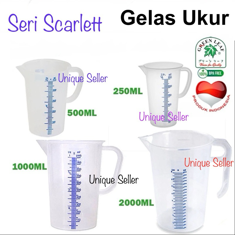 Jual Gelas Takar Ukur Ml Ml Ml Ml Tebal Gelas Takar