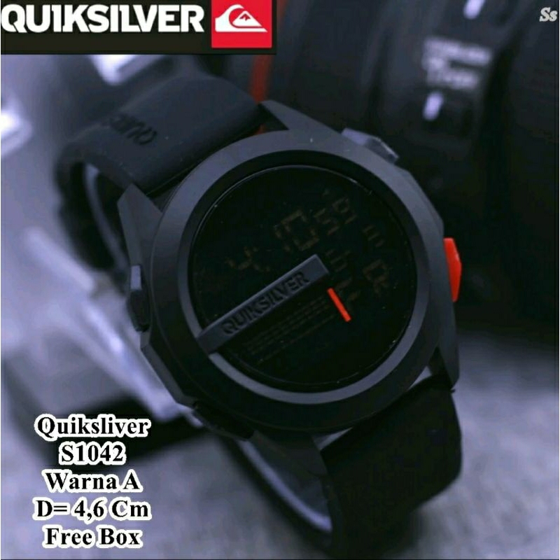 Jual Jam Tangan Pria Quiksilver Digital Ocean Free Box Gelang Dan