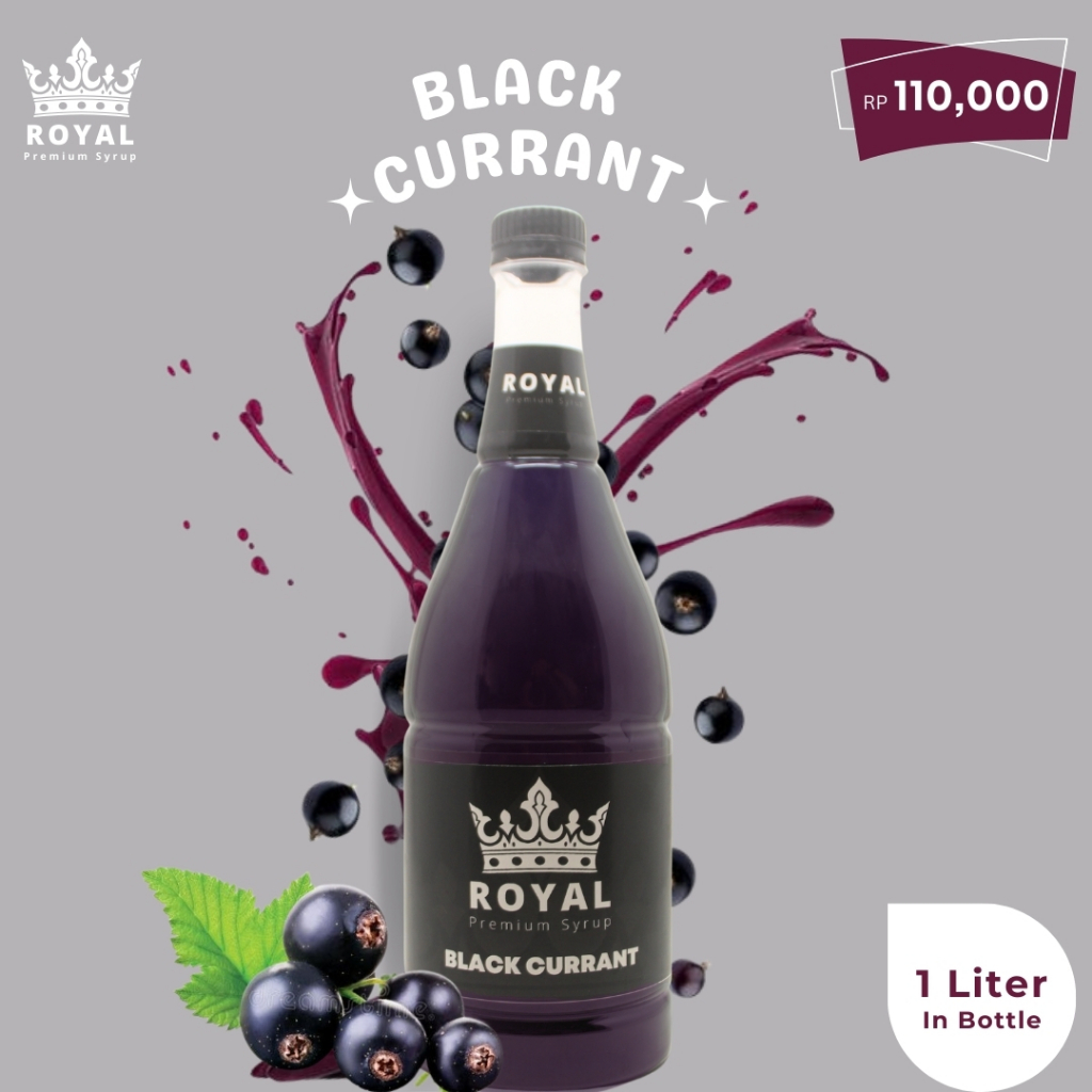 Jual Royal Black Currant Syrup Sirup Kismis Hitam Premium Quality