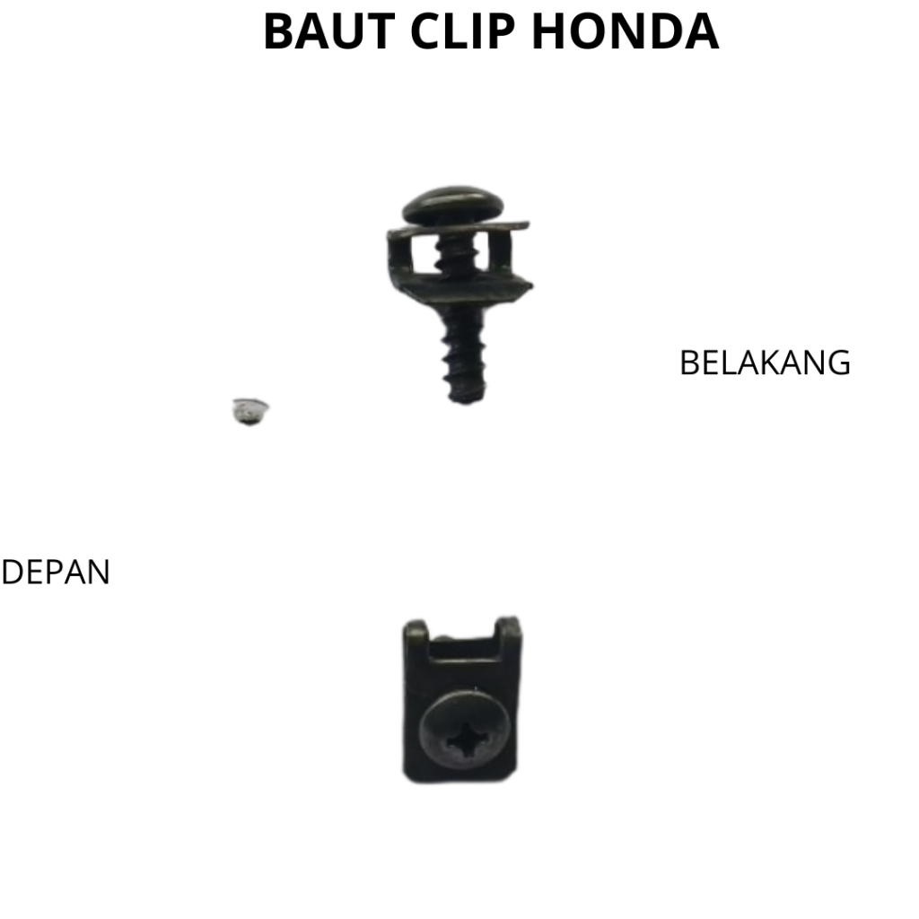 Jual BAUT KLIP BODY HONDA BEAT VARIO SCHOOPY GENIO SATUAN ATAU PER