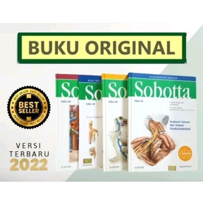 Jual Original Sobotta Atlas Anatomi Manusia Dan Buku Tabel Edisi