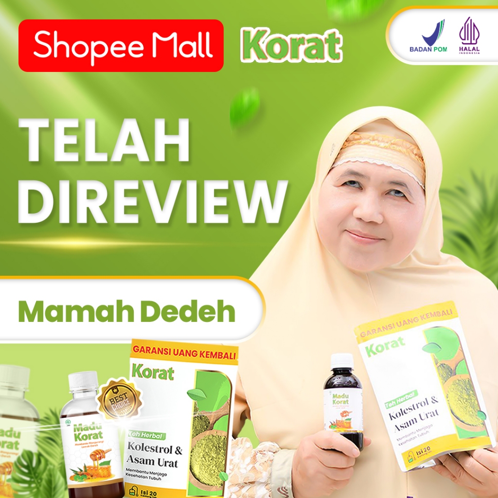 Jual Korat Variasi Madu Korat Kapsul Teh Korat Kolesterol Dan