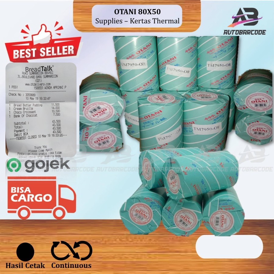 Jual Kertas Otani X Printer Thermal Mm Kasir Minimarket Struk