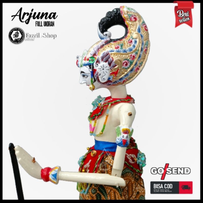 Jual Wayang Golek Arjuna Pandawa Cm Qualitas Premium Shopee