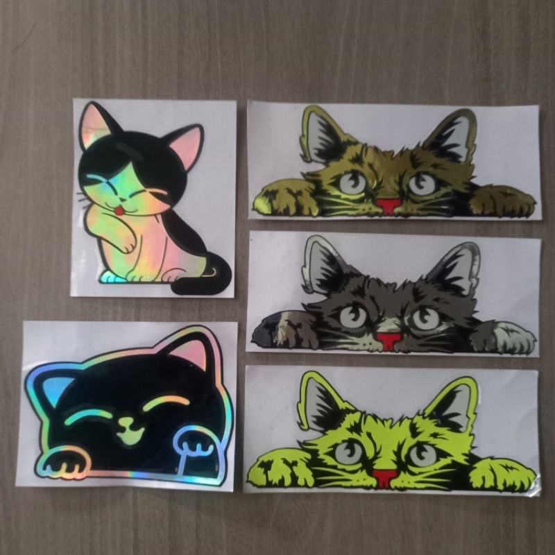 Jual STIKER CUTTING KUCING HOKI UKURAN KECIL Shopee Indonesia