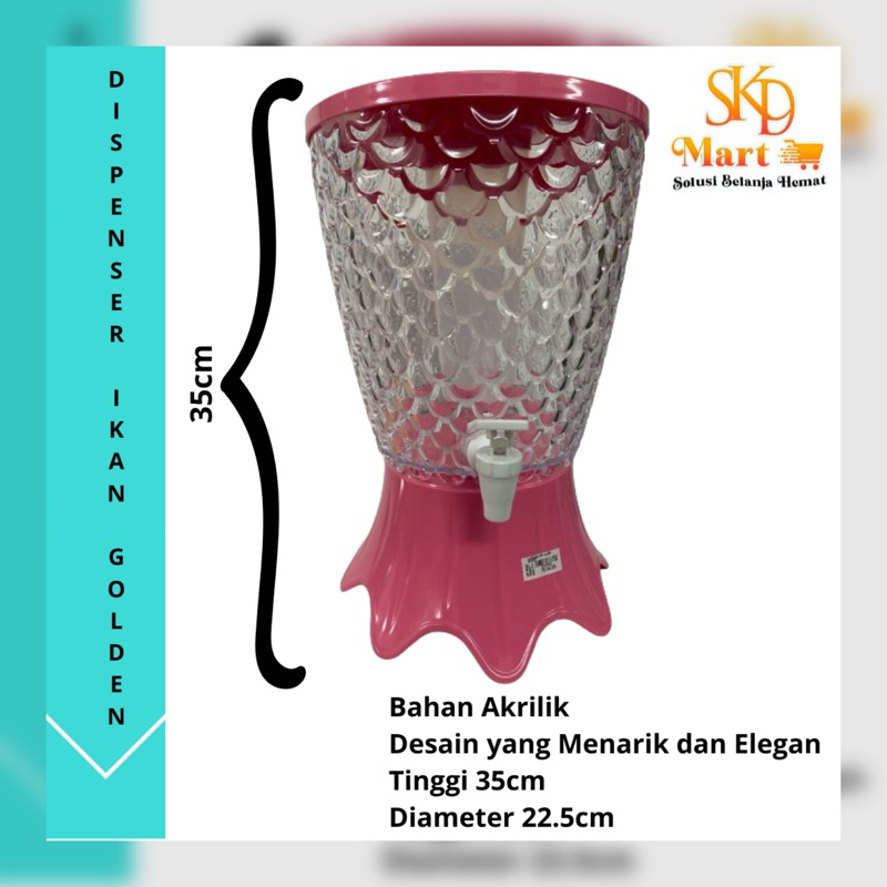 Jual Dispenser Ikan Golden Sunkist Shopee Indonesia