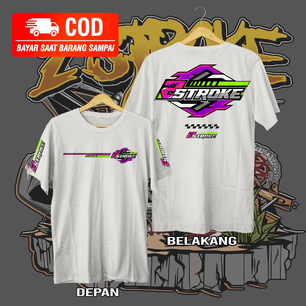 Jual Kaos Stroke Kaos Mekanik Amatir Kaos Racing Original Baju