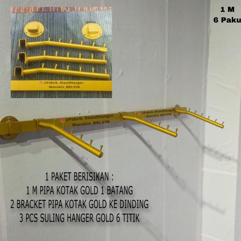 Jual ART V93K Paket GOLD Pipa Kotak 1 Meter Komplit Dengan Suling 6