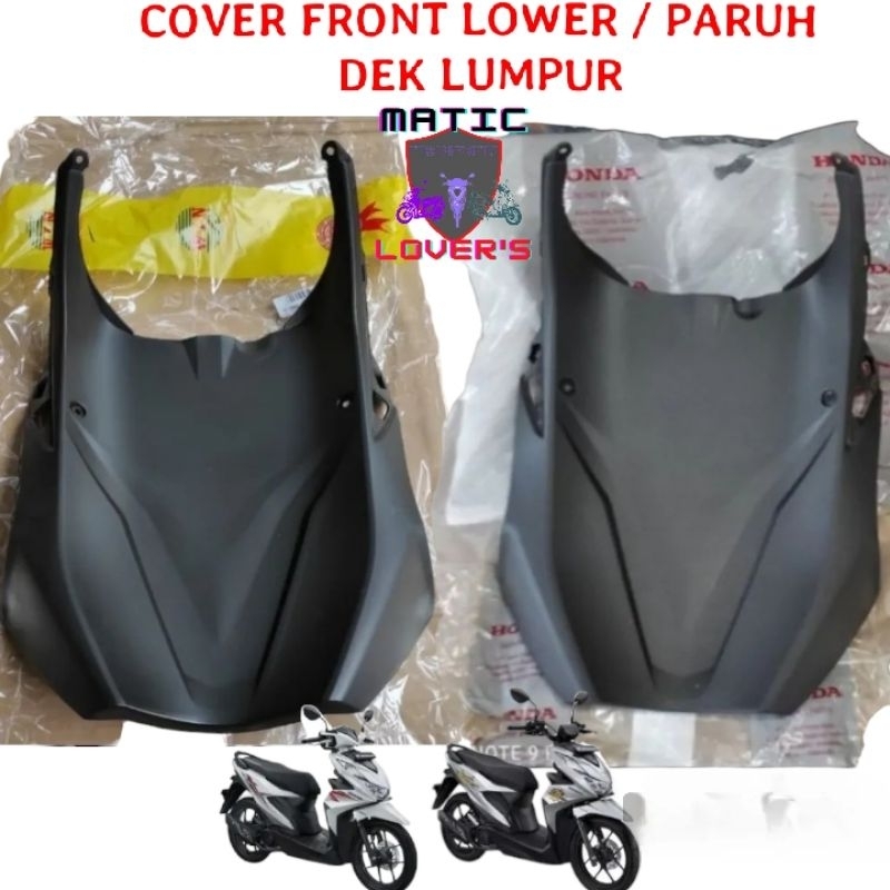 Jual Cover Front Lower Dek Paruh Lumpur Beat Esp New Street Led 2020