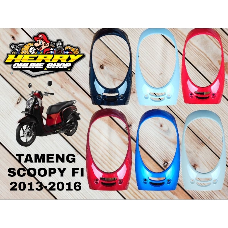 Jual TAMENG DASI PANEL COVER LAMPU DEPAN SCOOPY FI K16 2013 2014 2015