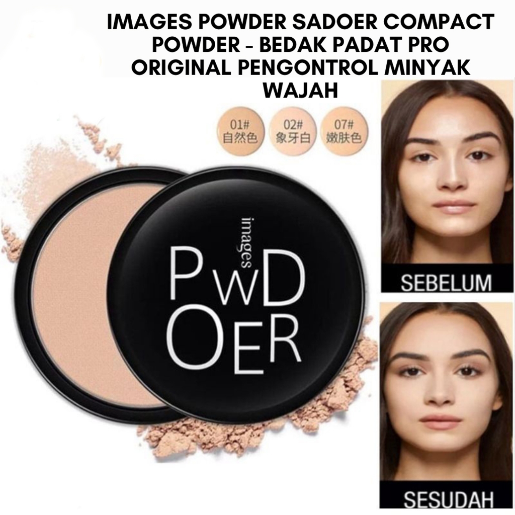 Jual Bedak Padat Images Sadoer Powder Bedak Glowing Anti Air Dan Tahan