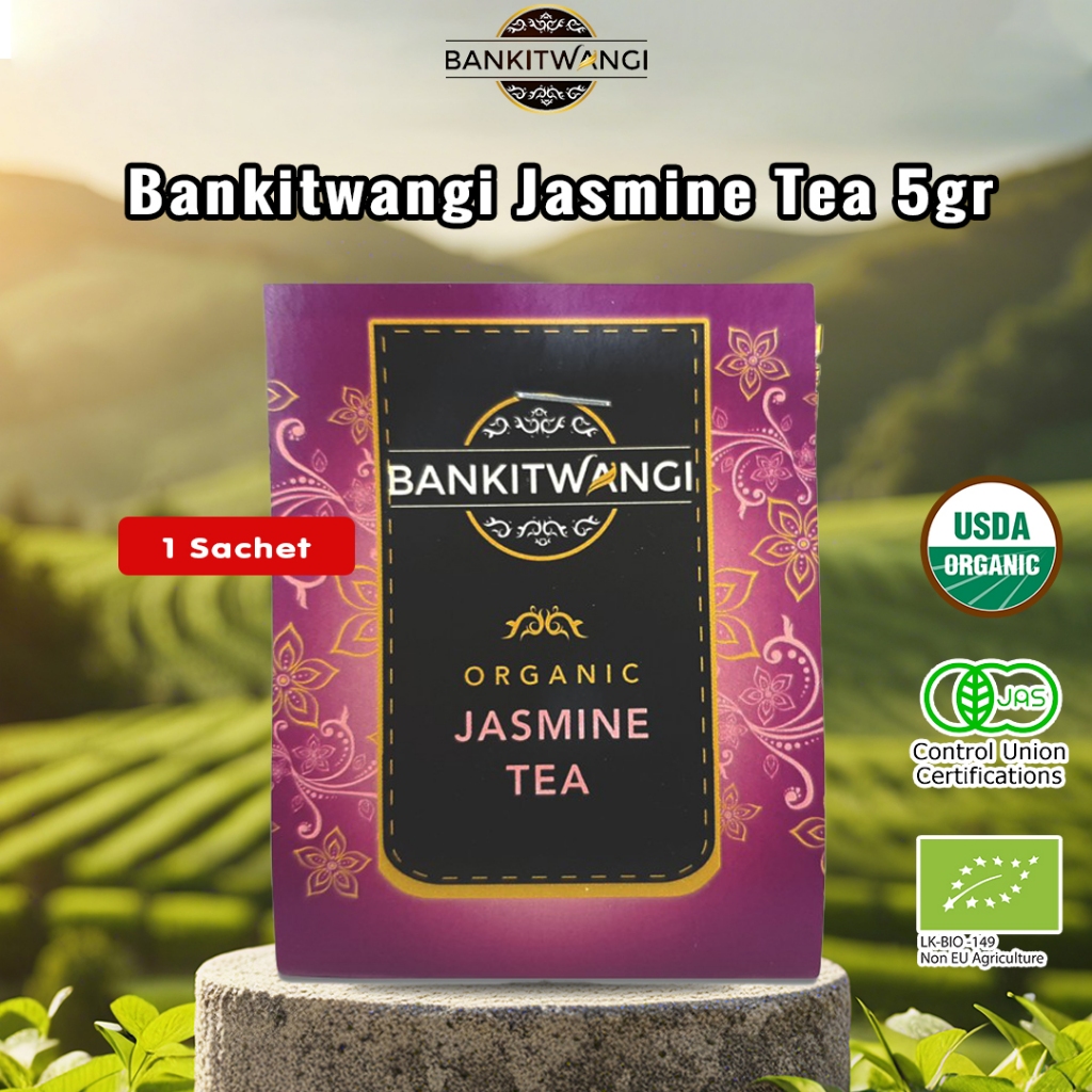 Jual Bankitwangi Organic Jasmin Tea 5gr Teh Organik Teh Melati Teh