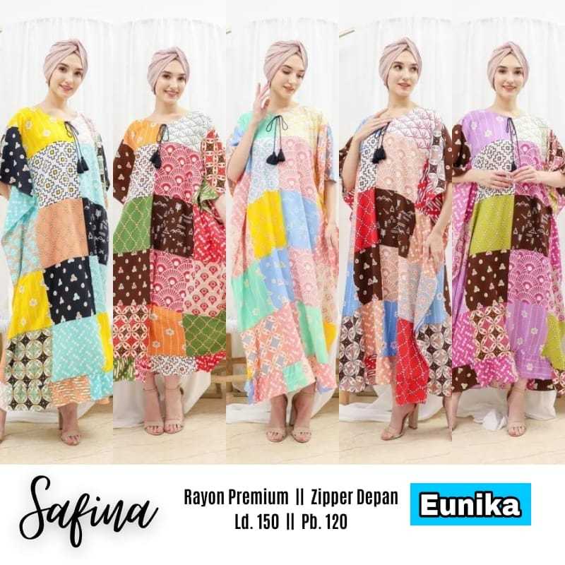 Jual SAFINA MIDI DRESS BY EUNIKA DETRIAS LABEL MIDI DRESS RAYON