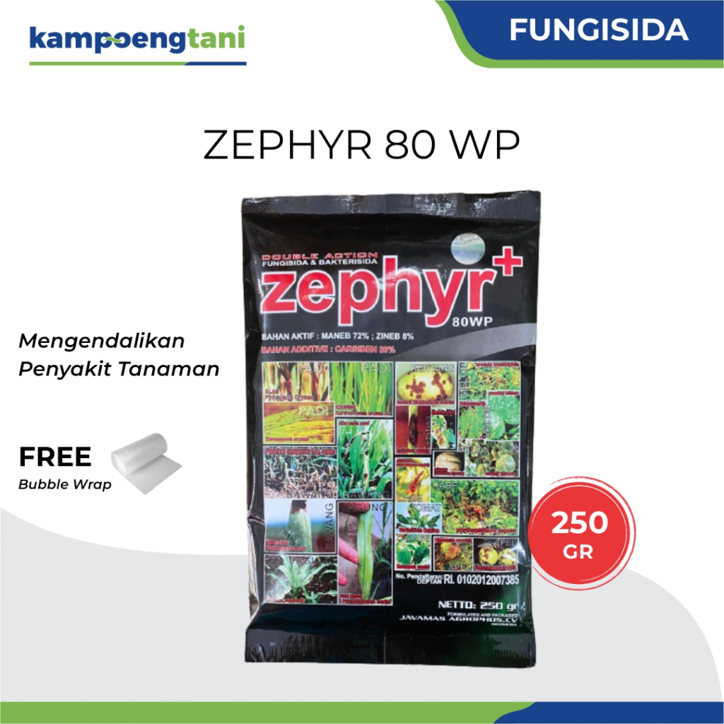 Jual Zephyr 80WP 250 Gram Fungisida Bakterisida Obat Pembasmi Penyakit