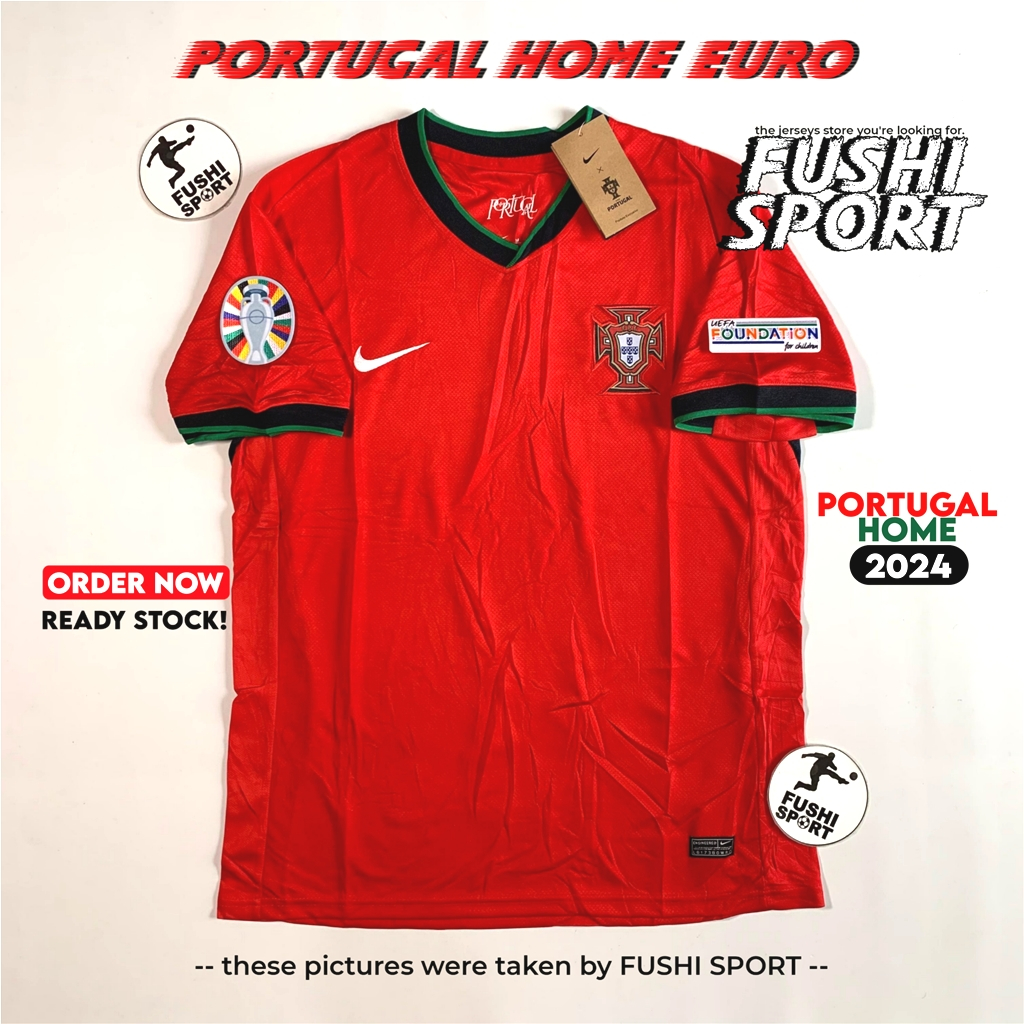 Jual Jersey Baju Bola Portugal Home Full Patch Eu New Terbaru