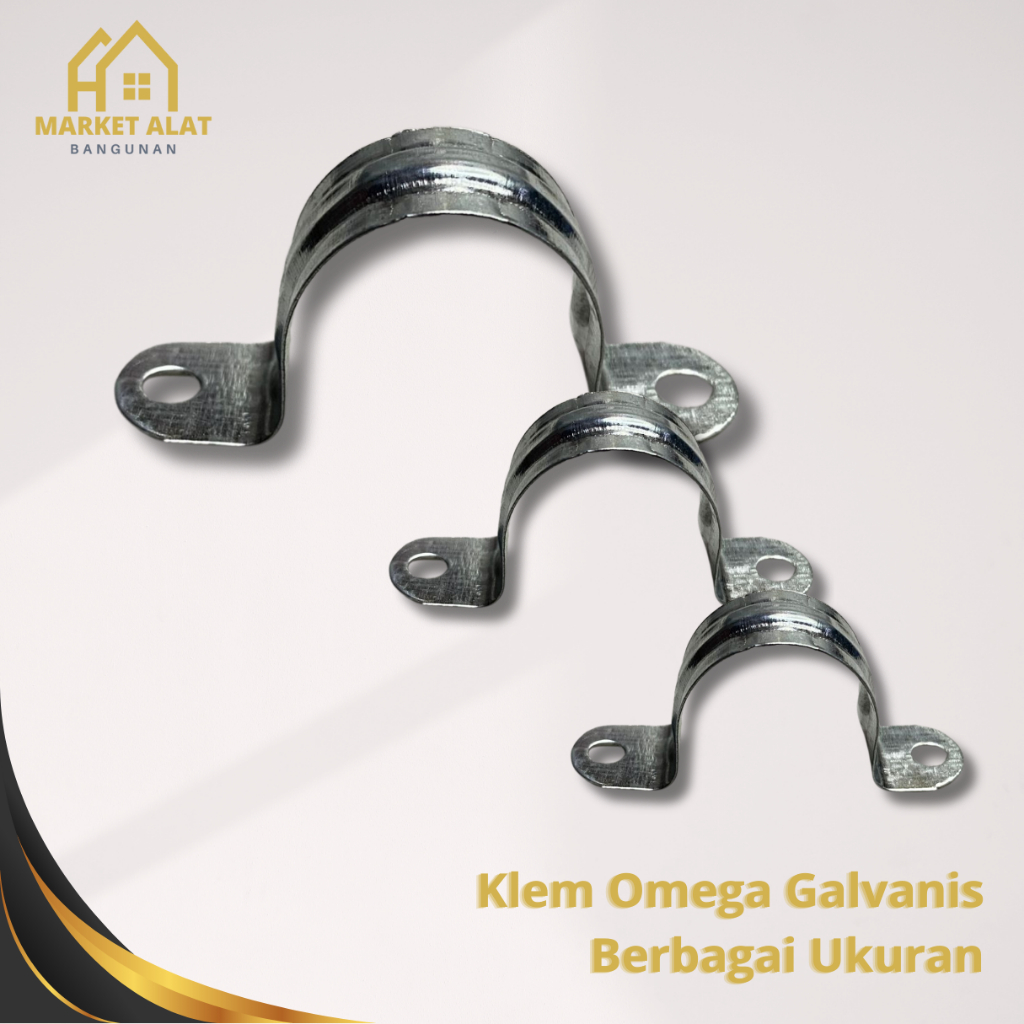 Jual Klem Pipa Stainless Omega Clamps Clamp U