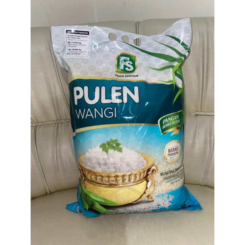 Jual Beras FS Pulen Wangi 5 Kg Shopee Indonesia