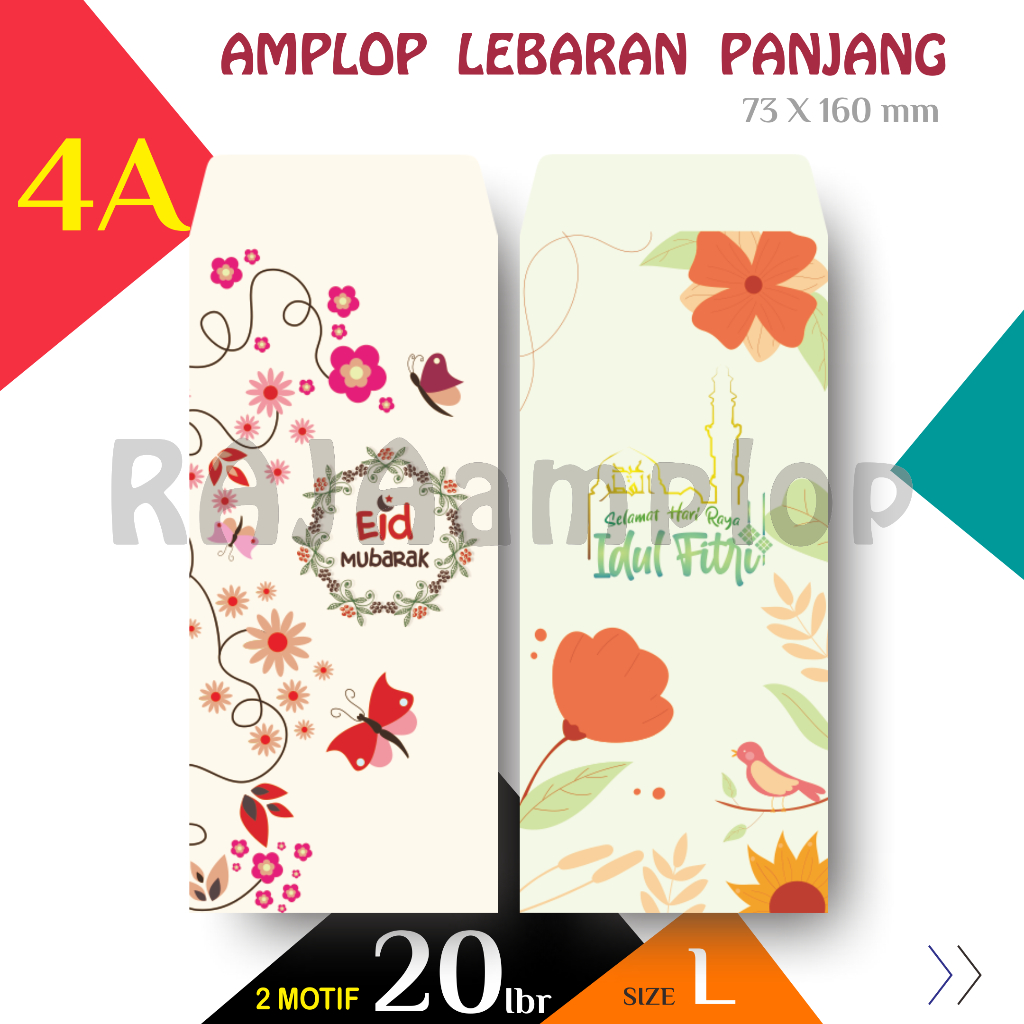 Jual Baru Rajaamplop Paket Pcs Mix Motif Angpao Lebaran Idul